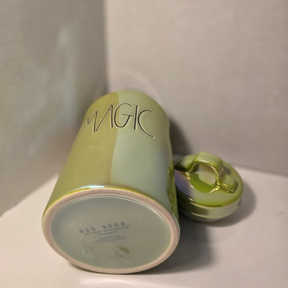 Rae Dunn Magic Green and Blue‎ Canister